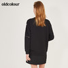 oldcolour春季钉珠破洞休闲宽松长袖圆领套头卫衣女N12023238 商品缩略图1