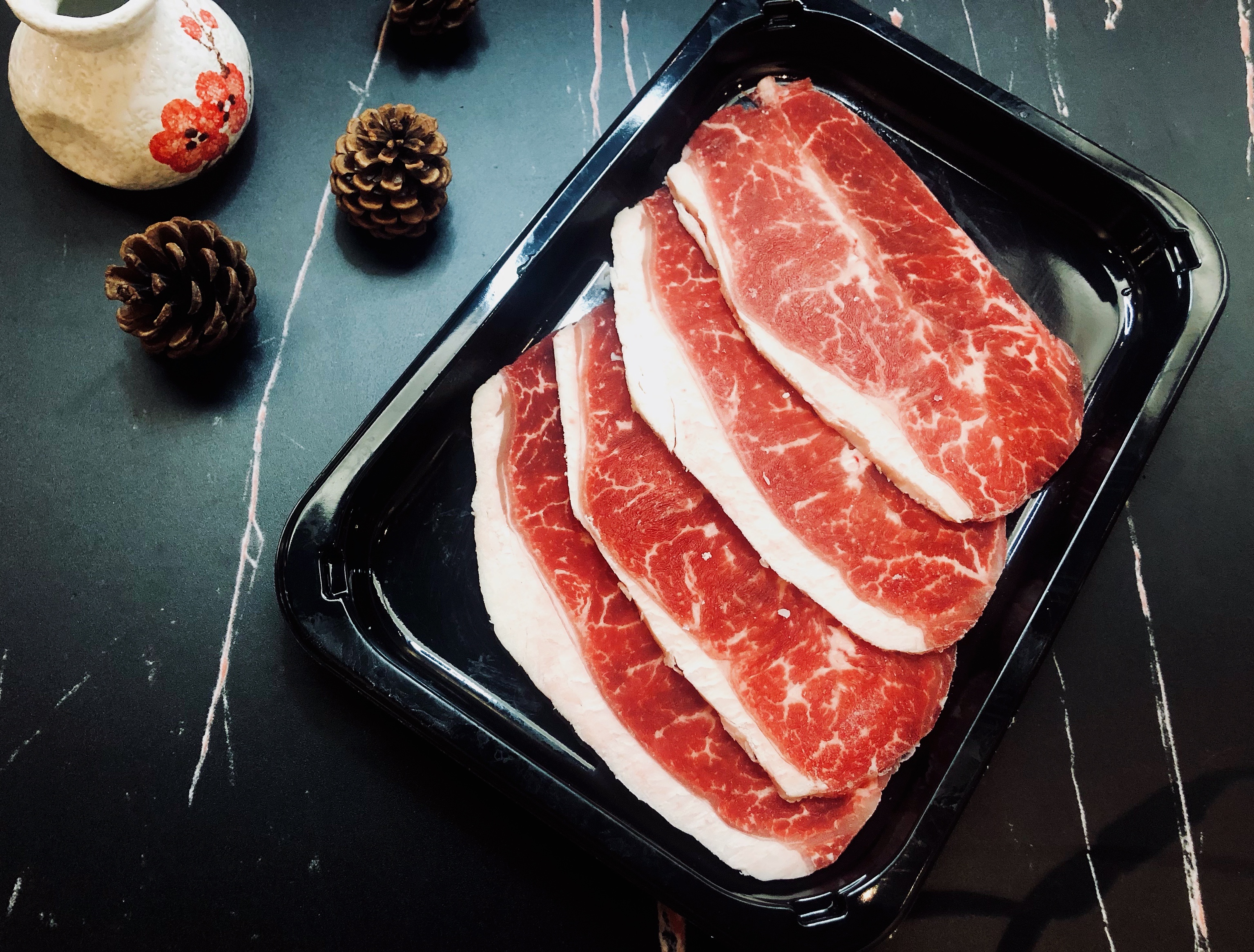 谷饲板腱牛肉烤肉切片150克