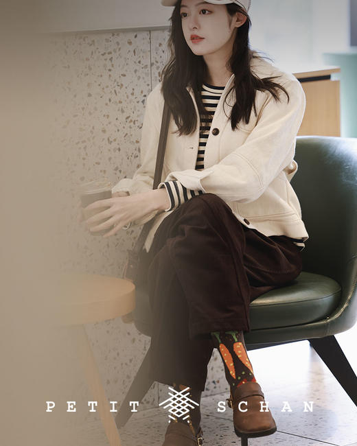 PETIT SCHAN小闪 CLO#072 Banana Pants 香蕉裤 日本进口羊毛灯芯绒香蕉裤 商品图6