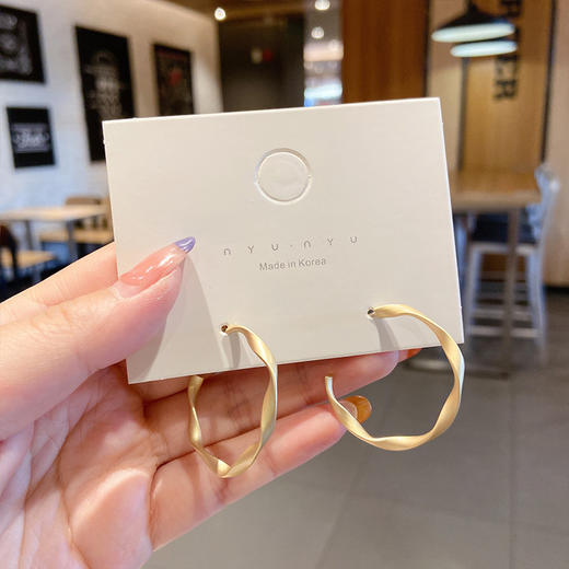 ins复古夸张耳饰女韩国925银耳钉女气质流苏耳环时尚夸张个性欧美 商品图2