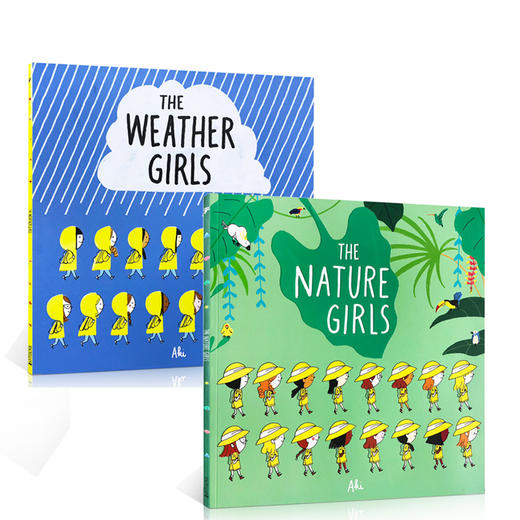 The Weather Girls/The nature Girls 探索自然/天气的女孩 英文原版绘本  韵文低幼儿童启蒙百科趣味亲子阅读英语图画书 商品图0