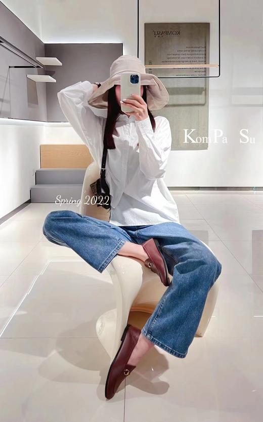 卡帕苏设计感白色衬衫 K121062 商品图2