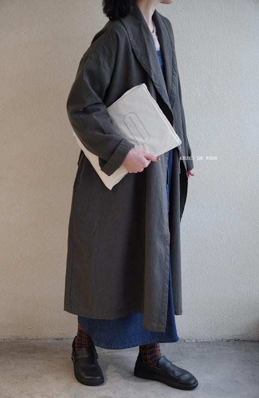 （4折）ORDINARY FITS 灰/黑长外套 商品图1