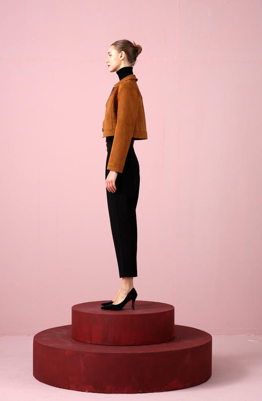 【伯妮斯茵】赭色短外套 3A4582 商品图4