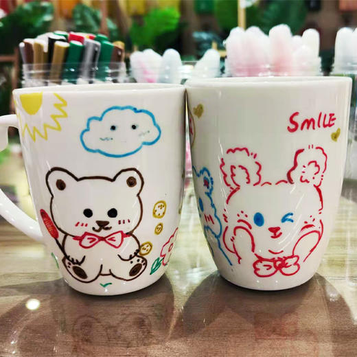 会员免费体验【绘画】陶瓷涂鸦盘 商品图5