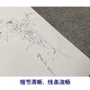 【无步骤】李长白工笔花鸟画白描底稿《蝶恋花 》斗方小品册页-LB06 商品缩略图4