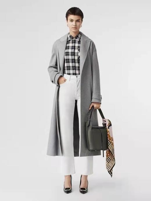 国内现货 Burberry巴宝莉女士黑粉格纹衬衫 单穿或搭配在里面都很漂亮，粉色格纹底 商品图5