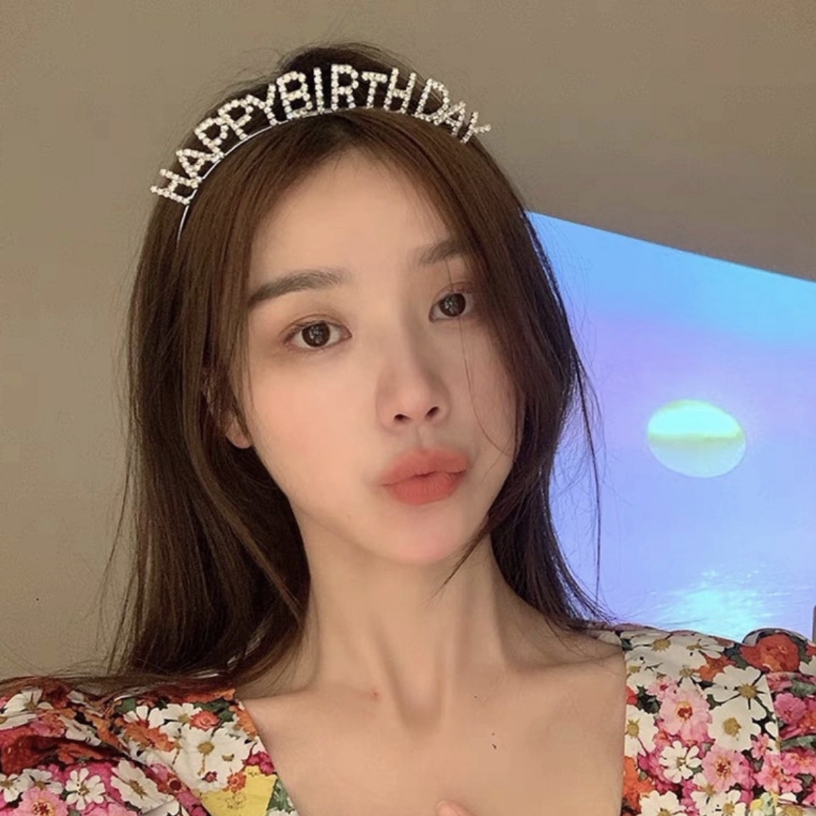 生日快乐钻石发箍