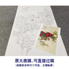 【无步骤】李长白竖幅工笔花鸟画白描底稿《春满园 》LB03 商品缩略图1