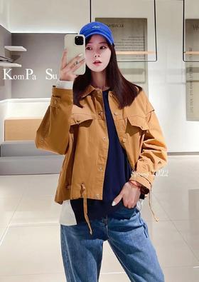 卡帕苏宽松短板纯棉外套 K122059