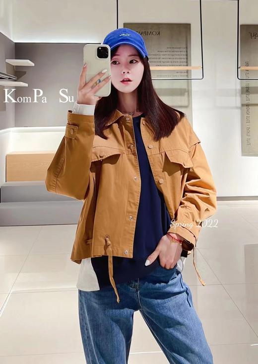 卡帕苏宽松短板纯棉外套 K122059 商品图0