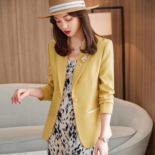 2022新款高级感炸街设计感今年流行小西服上衣（不含胸花） TYL9619 商品图2