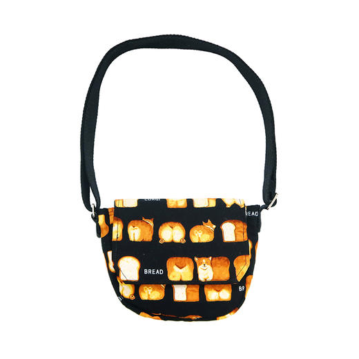 HUJI祤集Flap斜挎包插画面包柯基 商品图0