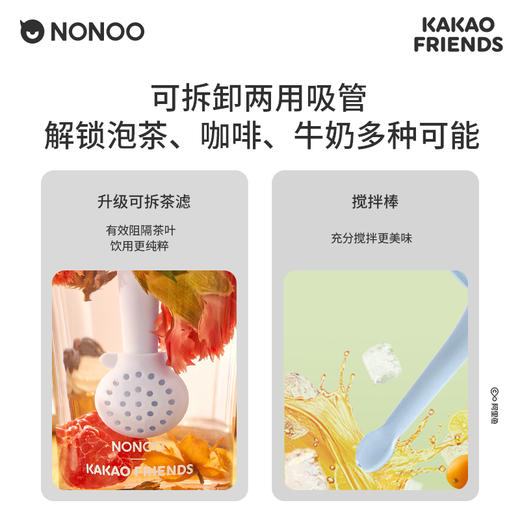 【NONOO】KAKAO FRIENDS网红吸管杯 商品图1
