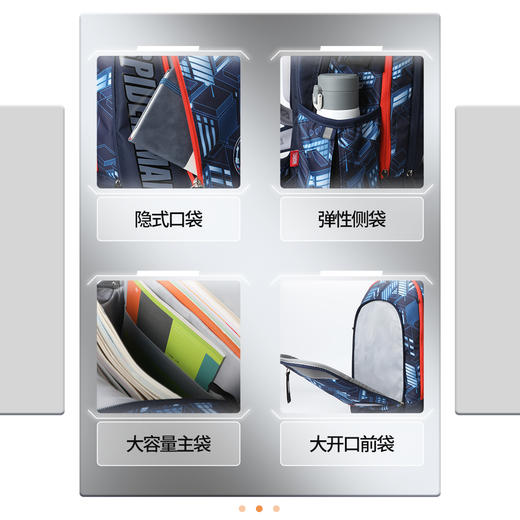 联众书包 儿童书包潮流背包BA5851 商品图7