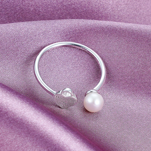 子佩集S925银珍珠戒指【XXJZ036】银色2202 商品图0