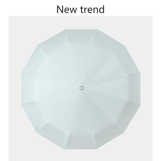 加厚伞布更防晒！【 零透光！全自动折叠晴雨伞 】全自动折叠雨伞12骨男大号双人女晴雨两用遮阳防晒防紫外线太阳伞-QA 商品图3