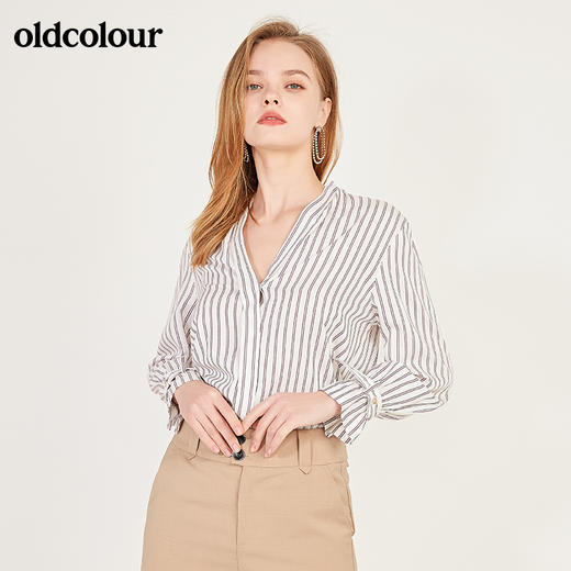 oldcolour2021春季长袖衬衫女N12013265 商品图4
