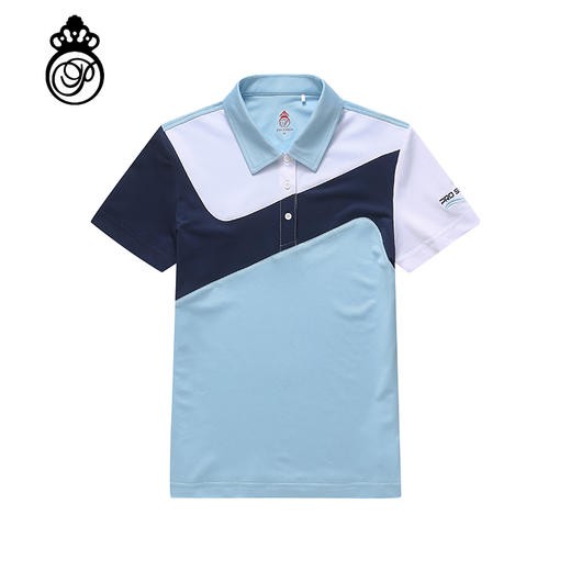 BLS-305A（PROSIMON高尔夫女款春夏短袖拼接翻领Polo衫） 商品图0