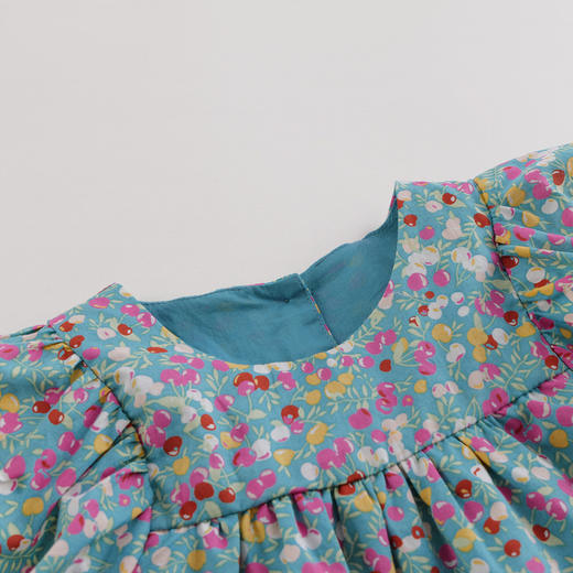 【马克珍妮 芦芙系列】夏装新款 女童清新碎花小衫220885 商品图4