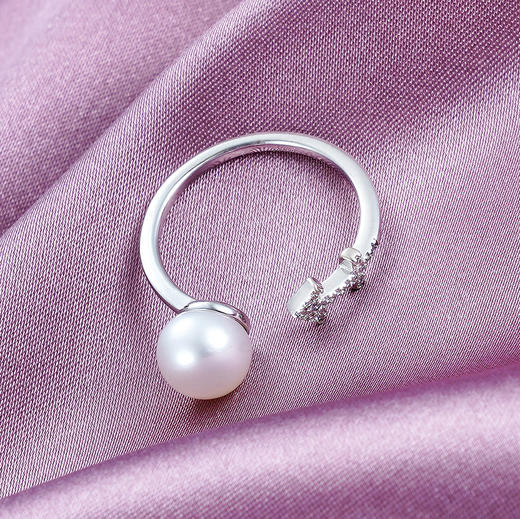 子佩集S925银珍珠戒指【RM0294-XF】2202 商品图0