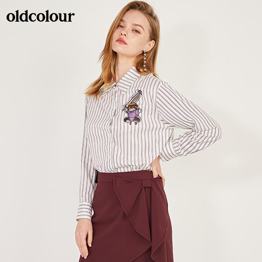 oldcolour2021春季长袖衬衫女N12013206 商品图2