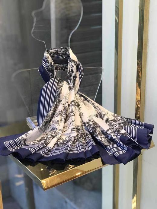 优品堂《轻吟花🌸语》110×110方巾 商品图2