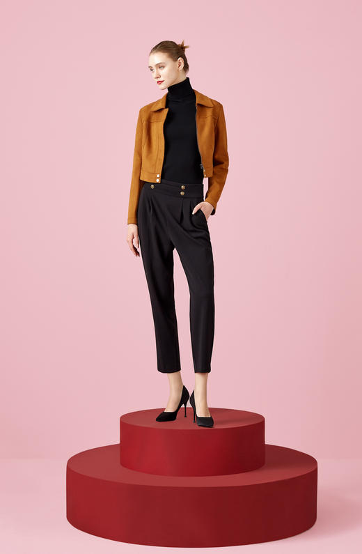 【伯妮斯茵】赭色短外套 3A4582 商品图5