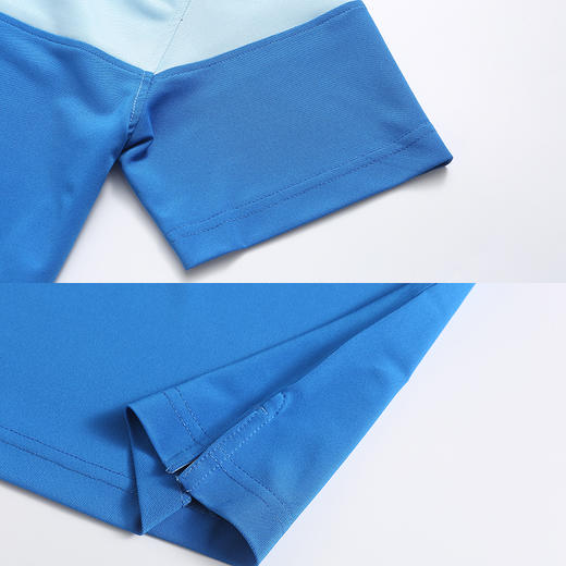 BLS-001A（PROSIMON高尔夫男款春夏短袖不对成拼接翻领Polo衫） 商品图3