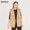 oldcolour春季休闲肩章立体口袋挺括帅气百搭马夹外套女N12032230 商品缩略图1