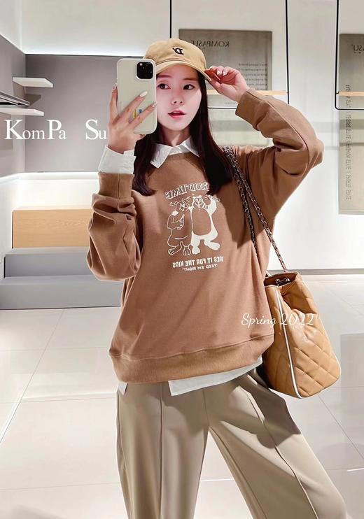 卡帕苏简洁亮色卫衣 KB111013 商品图2