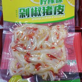 瑶红剁椒猪皮柠檬味180克