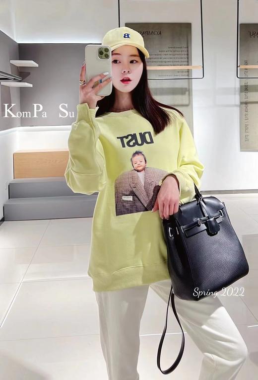 卡帕苏宽松薄绒卫衣 K111001 商品图0