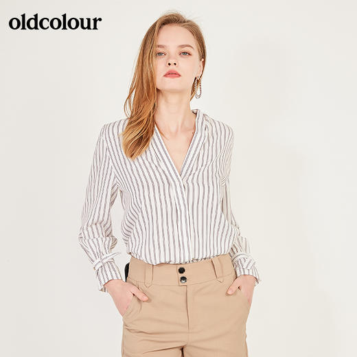 oldcolour2021春季长袖衬衫女N12013265 商品图3