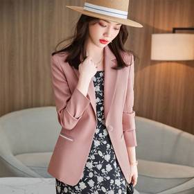 2022新款高级感炸街设计感今年流行小西服上衣（不含胸花） TYL9619