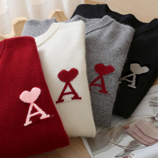 恒源祥爱心羊毛开衫 商品图2