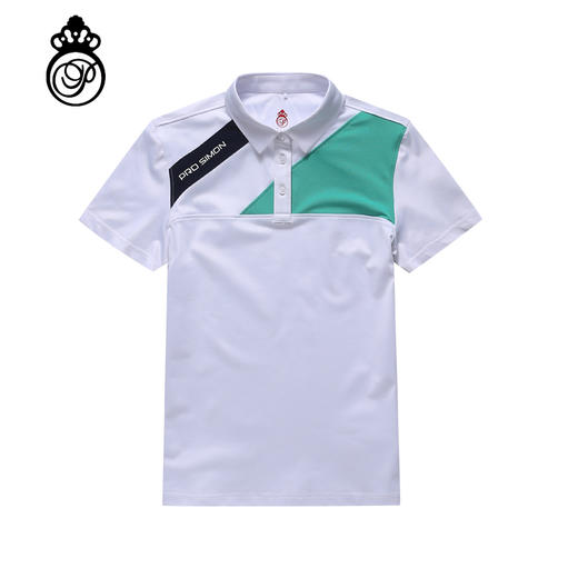 BLS-306A（PROSIMON高尔夫女款春夏短袖拼色翻领Polo衫 商品图0