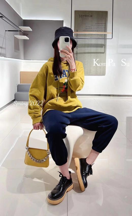 卡帕苏亮色卡通图案帽衫 K111110 商品图1