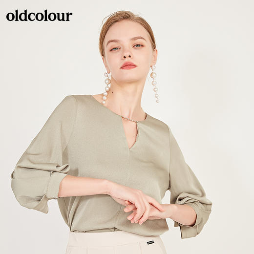 oldcolour2021春季长袖套头衫女N12013280 商品图0