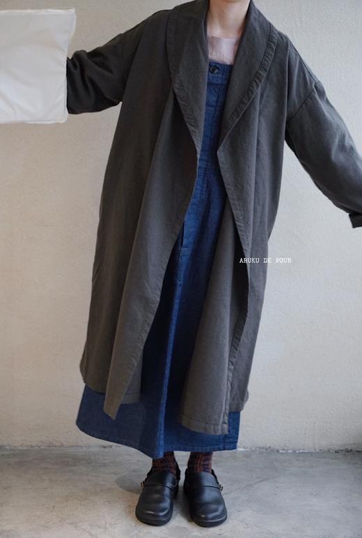 （4折）ORDINARY FITS 灰/黑长外套 商品图5