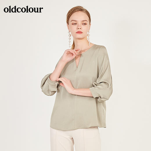 oldcolour2021春季长袖套头衫女N12013280 商品图3