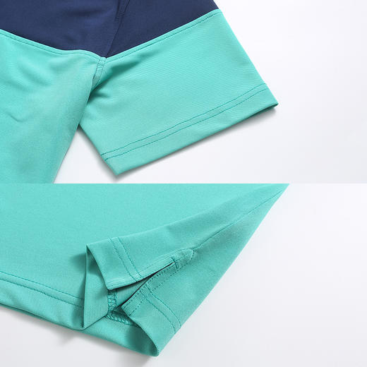 BLS-001B（PROSIMON高尔夫男款春夏短袖不对成拼接翻领Polo衫） 商品图3