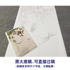 【无步骤】李长白竖幅工笔花鸟画白描底稿《树梅寿带》LB18 商品缩略图1