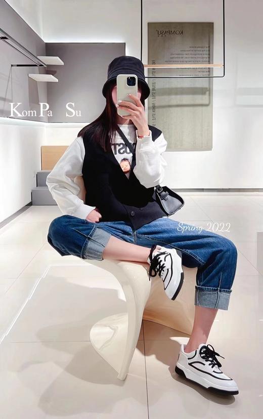 卡帕苏九分直筒牛仔裤 K125017 牛仔蓝 商品图2