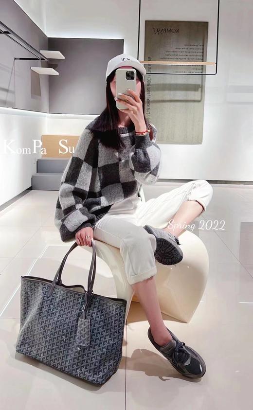 卡帕苏棋盘格毛织衫 K127030 商品图2