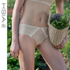 HSIA遐 蕾丝内裤女性感透气纯棉裆底春光烂漫无痕亲肤中腰平角裤 商品缩略图0