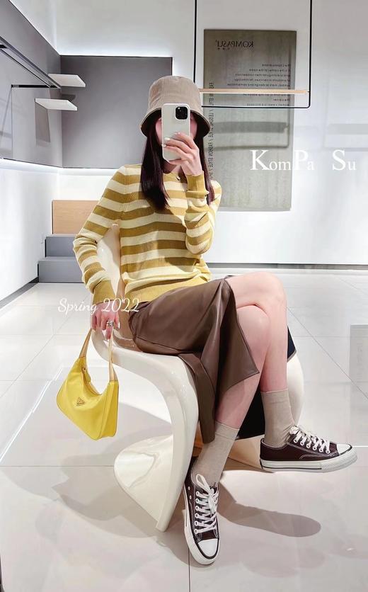 卡帕苏条纹打针织底衫 KB127029 商品图2