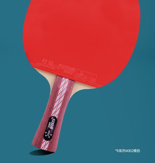 红双喜直拍双面反胶乒乓球拍R4006(弧圈快攻型) 商品图4