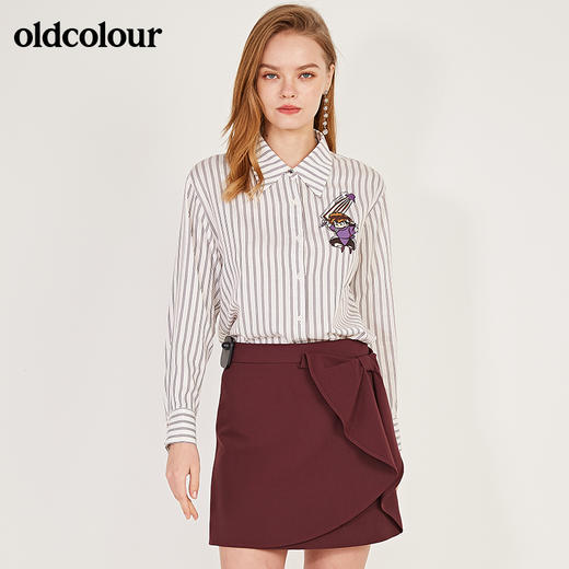 oldcolour2021春季长袖衬衫女N12013206 商品图0