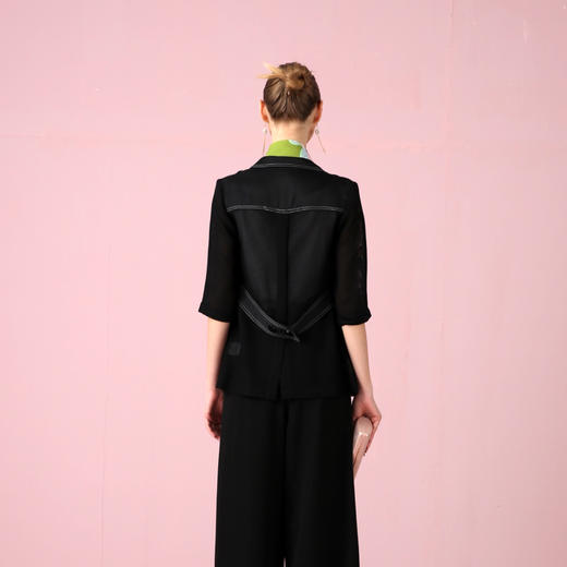 2A5215--漆黑色外套 商品图2